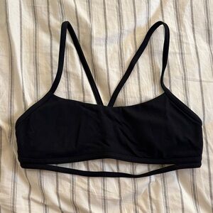Lululemon Athletica Black Strappy Sports Bra